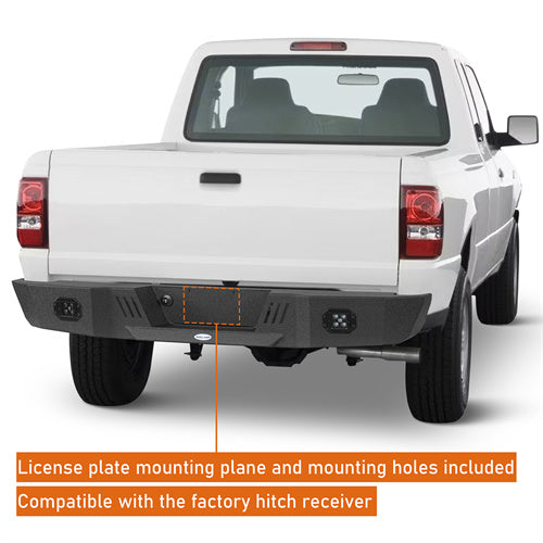 Load image into Gallery viewer, 1993-2011 Ford Ranger Fleetside Rear Bumper Hooke Road b8820 8
