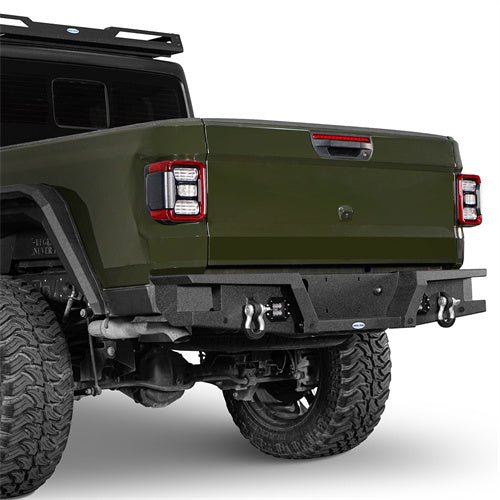 Load image into Gallery viewer, Jeep Gladiator JT Rock Crawler Stubby Front &amp; Rear Bumper (20-24) - HookeRoad b30317003 16
