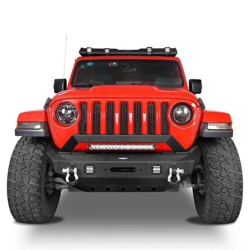 Load image into Gallery viewer, Jeep Gladiator JT Rock Crawler Stubby Front &amp; Rear Bumper (20-24) - HookeRoad b30317003 7
