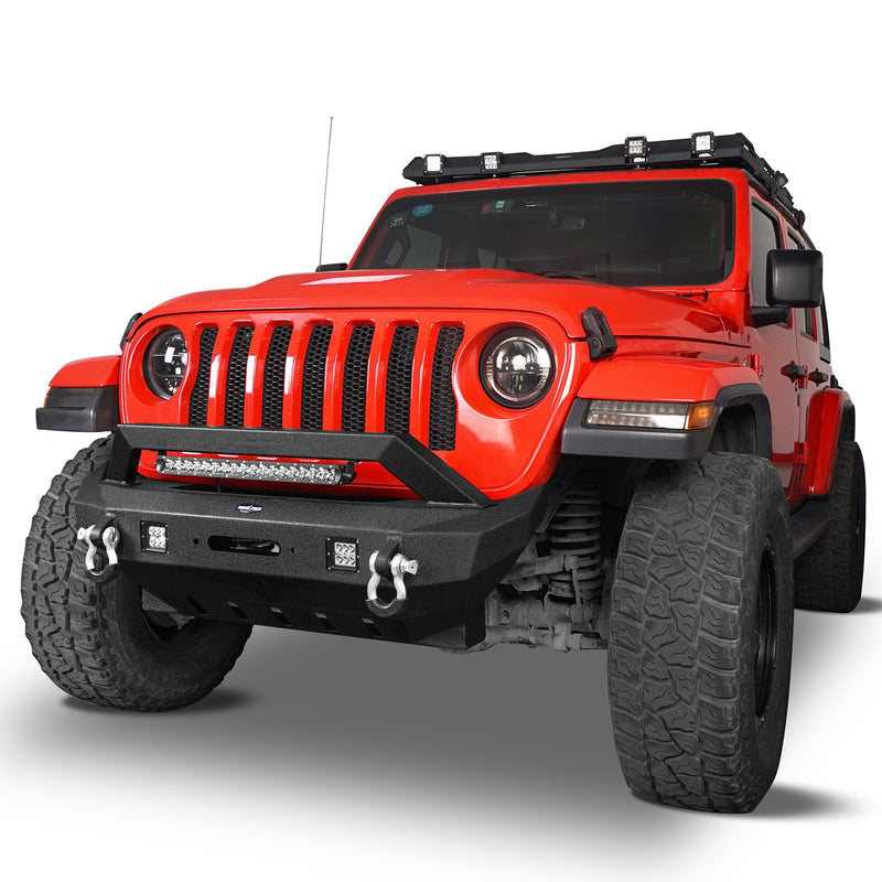 Load image into Gallery viewer, Jeep Gladiator JT Rock Crawler Stubby Front &amp; Rear Bumper (20-24) - HookeRoad b30317003 8
