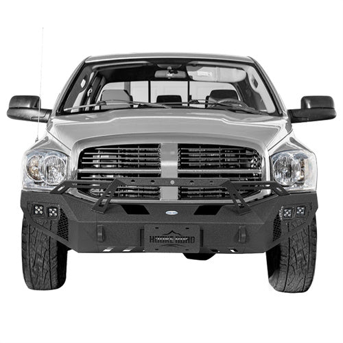 2006-2009 Ram 2500 3500 Front Bumper with Winch Plate Hooke Road b6481 2