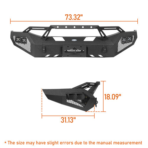 Load image into Gallery viewer, 2006-2009 Ram 2500 3500 Front Bumper with Winch Plate Hooke Road b6481 7
