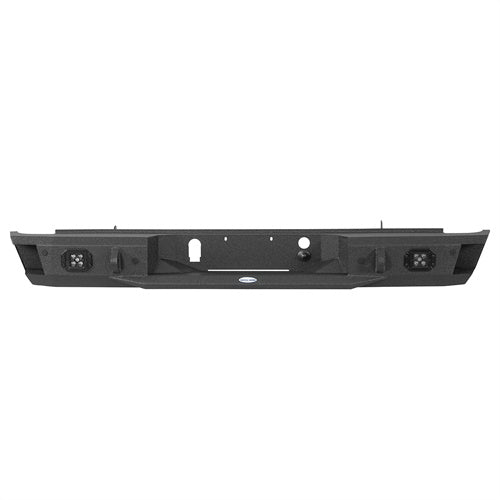 Load image into Gallery viewer, 2007-2018 GMC Sierra 1500 Rear Bumper with LED Spotlights Hooke Road b9462 6
