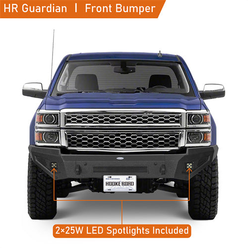 Load image into Gallery viewer, Hooke Road 2014-2015 Chevy Silverado 1500 Front Bumper b9035 10
