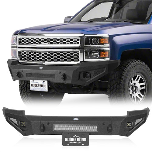 Load image into Gallery viewer, Hooke Road 2014-2015 Chevy Silverado 1500 Front Bumper b9035 1
