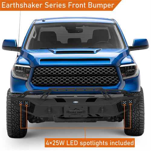 Load image into Gallery viewer, 2014-2021 Toyota Tundra Front Bumper with Winch Plate Hooke Road b5010ab 10
