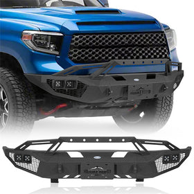 2014-2021 Toyota Tundra Front Bumper with Winch Plate Hooke Road b5010ab 1