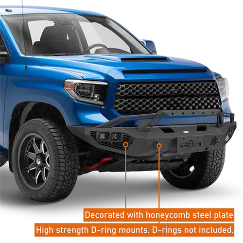 Load image into Gallery viewer, 2014-2021 Toyota Tundra Front Bumper with Winch Plate Hooke Road b5010ab 8
