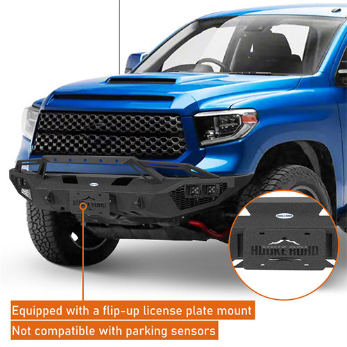 Load image into Gallery viewer, 2014-2021 Toyota Tundra Front Bumper with Winch Plate Hooke Road b5010ab 9
