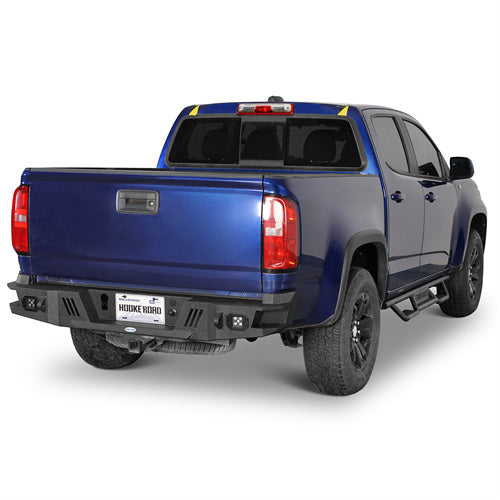 Load image into Gallery viewer, Hooke Road 2015-2022 Chevy Colorado &amp; GMC Canyon Rear Bumper with LED Spotlights, Excluding ZR2 Models b9109s 3
