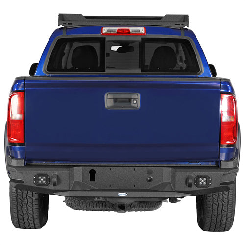 Load image into Gallery viewer, Hooke Road 2015-2022 Chevy Colorado &amp; GMC Canyon Steel Rear Bumper, Excluding ZR2 Models b9110s 2
