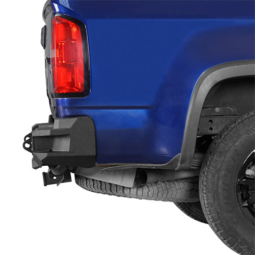 Load image into Gallery viewer, Hooke Road 2015-2022 Chevy Colorado &amp; GMC Canyon Steel Rear Bumper, Excluding ZR2 Models b9110s 4
