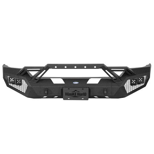 Load image into Gallery viewer, Hooke Road 2016-2018 Chevy Silverado 1500 Front Bumper with Winch Plate &amp; 4 × LED Lights b9038ab 5
