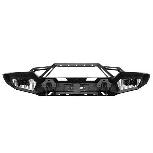 Load image into Gallery viewer, Hooke Road 2016-2018 Chevy Silverado 1500 Front Bumper with Winch Plate &amp; 4 × LED Lights b9038ab 6
