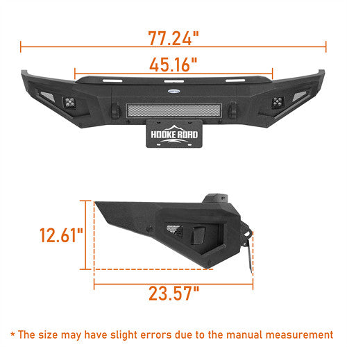 Load image into Gallery viewer, Hooke Road 2021-2023 Ford F-150 Front Bumper Excluding Raptor b8301 7
