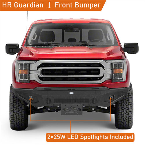 Hooke Road 2021-2023 Ford F-150 Front Bumper Excluding Raptor b8301 8