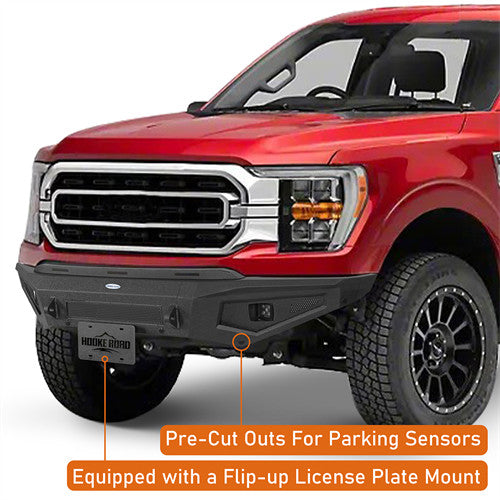 Load image into Gallery viewer, Hooke Road 2021-2023 Ford F-150 Front Bumper Excluding Raptor b8301 9
