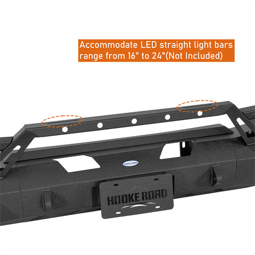 Load image into Gallery viewer, Hooke Road 2020-2023 GMC Sierra 2500HD/3500HD Front Bumper with Winch Plate &amp; 4 × LED Lights b9206ab 11
