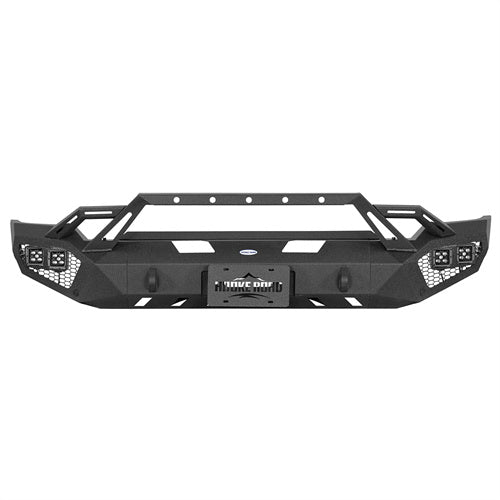 Load image into Gallery viewer, Hooke Road 2020-2023 GMC Sierra 2500HD/3500HD Front Bumper with Winch Plate &amp; 4 × LED Lights b9206ab 5
