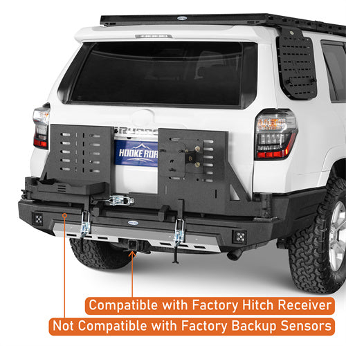 Load image into Gallery viewer, Hooke Road 4Runner Rear Bumper with Tire Carrier &amp; Jerry Can Holder for 2010-2024 Toyota 4Runner b9811ab 10
