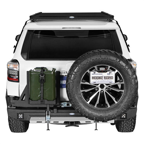 Load image into Gallery viewer, Hooke Road 4Runner Rear Bumper with Tire Carrier &amp; Jerry Can Holder for 2010-2024 Toyota 4Runner b9811ab 2
