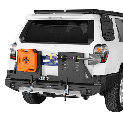 Load image into Gallery viewer, Hooke Road 4Runner Rear Bumper with Tire Carrier &amp; Jerry Can Holder for 2010-2024 Toyota 4Runner b9811ab 3
