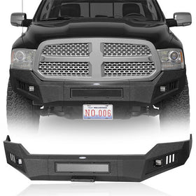 2013-2018 Ram 1500 Aftermarket Front Bumper 4x4 Truck Parts - Hooke Road b6023s 2