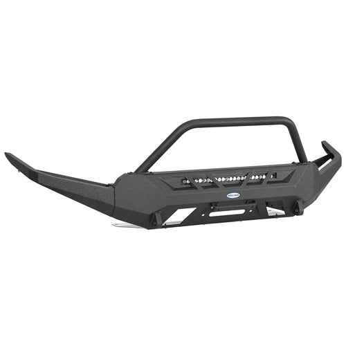 Load image into Gallery viewer, Hooke Road Aftermarket Front Bumper with Winch Plate &amp; LED Light Bar for 2016-2023 Toyota Tacoma 3rd Gen b4220s 6
