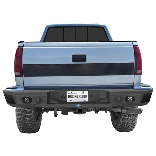 Hooke Road Aftermarket Rear Bumper for 1988-1998 Chevy Silverado 1500/2500 & GMC Sierra 1500/2500 b9301 2