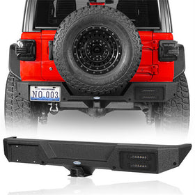 2018-2024 Jeep Wrangler JL Rear Bumper 4x4 Jeep Parts Aftermarket Bumpers - Hooke Road b3056s 2