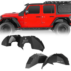 “Since 1941 ” Aluminum Front & Rear Inner Fender Liners For 2018-2025 Jeep Wrangler JL - Hooke Road