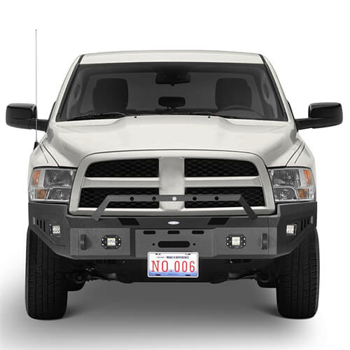 2009-2012 Ram 1500 Aftermarket Full-Width Front Bumper 4x4 Truck Parts - Hooke Road b6202 3