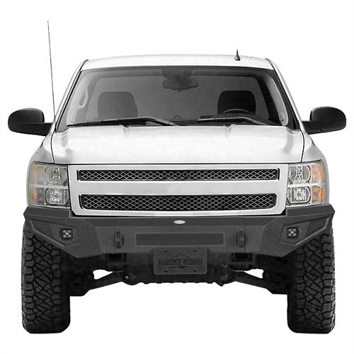 Hooke Road Chevy Silverado 1500 Aftermarket Front Bumper for 2007-2013 Chevy Silverado 1500 2nd Generation b9033 2