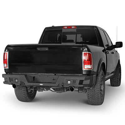 HookeRoad Ram Rear Bumper w/LED Lights for 2009-2018 Dodge Ram 1500 ...