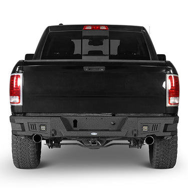 HookeRoad Ram Rear Bumper w/LED Lights for 2009-2018 Dodge Ram 1500 ...