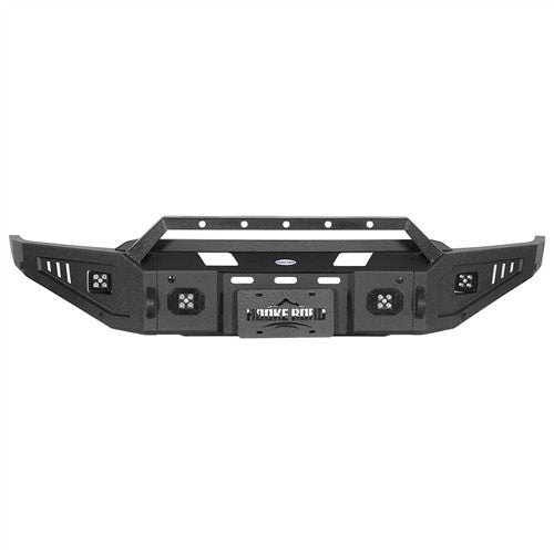 Load image into Gallery viewer, Hooke Road 2021-2023 Ford F-150 Front Bumper w/ Winch Plate &amp; LED Spotlights Excluding Raptor b8300 5
