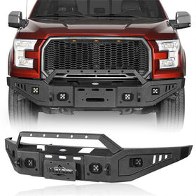 2015-2017 Ford F-150 Front Bumper Aftermarket Bumper Pickup Truck Parts - Hooke Road2015-2017 Ford F-150 Front Bumper Aftermarket Bumper Pickup Truck Parts - Hooke Road b8280 2