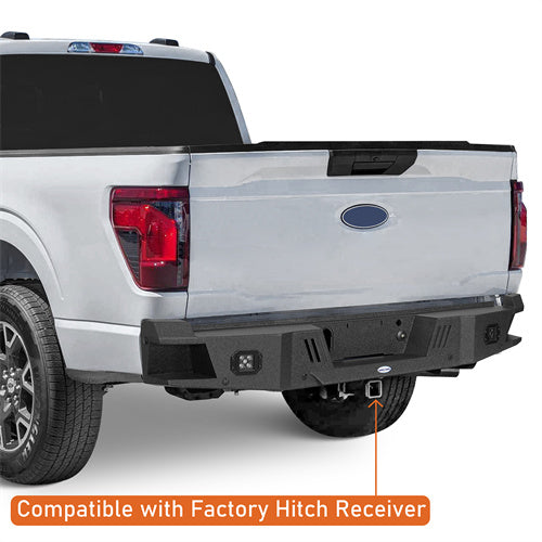 Hooke Road Ford F-150 2021-2024 Rear Bumper, Excluding Raptor & Tremor b8302  10