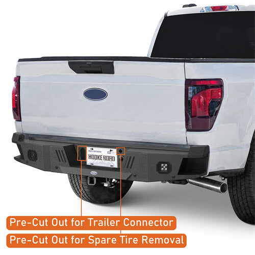 Hooke Road Ford F-150 2021-2024 Rear Bumper, Excluding Raptor & Tremor b8302 11