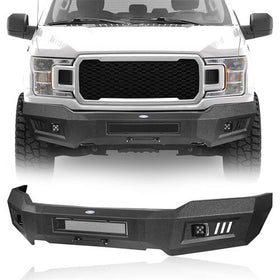 2018-2020 Ford F-150 Full-Width Front Bumper Offroad Bumper 4x4 Truck Parts - Hooke Road b8526s 2