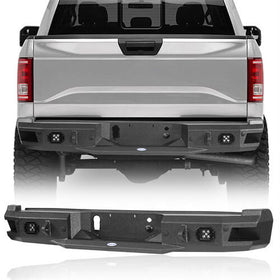 2018-2020 Ford F-150 Rear Bumper Offroad Bumper 4x4 Truck Parts - Hooke Road b8259 2