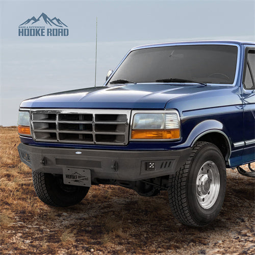 Load image into Gallery viewer, Hooke Road Ford Front Bumper for 1992-1996 Bronco F-150 F-250 F-350 b8542 3
