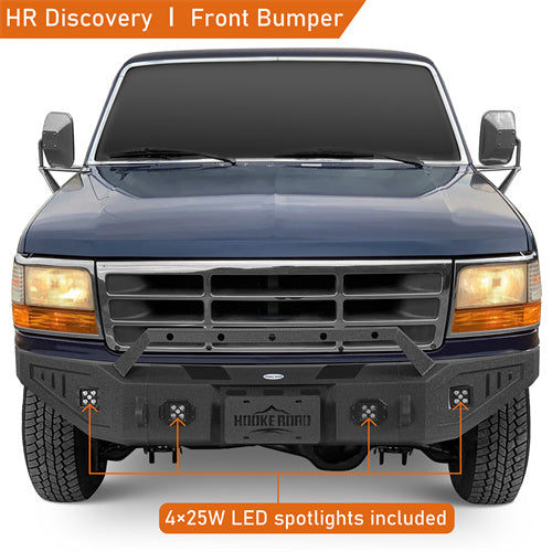 Load image into Gallery viewer, Hooke Road Ford Front Bumper for 1992-1996 Ford Bronco F-150 F-250 F-350 b8540 10
