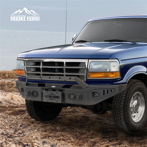 Load image into Gallery viewer, Hooke Road Ford Front Bumper for 1992-1996 Ford Bronco F-150 F-250 F-350 b8540 4
