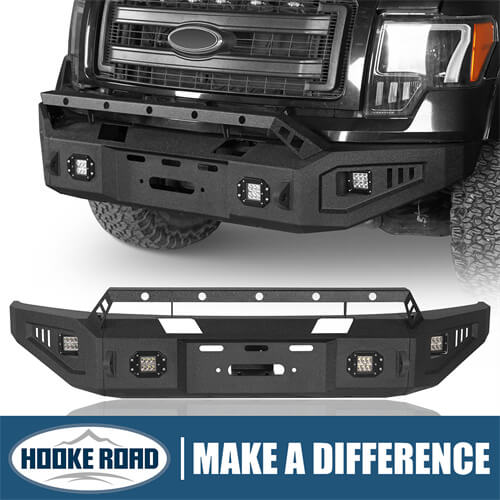 Hooke Road Ford OffRoad Full Width Front Bumper for 2009-2014 Ford F150 ...