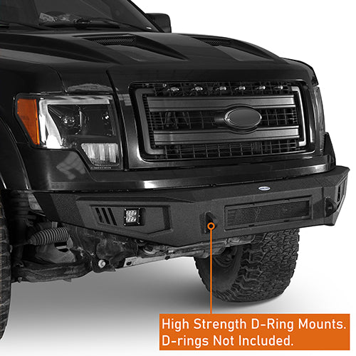 HookeRoad Ford F-150 Front Bumper & Rear Bumper Back Bumper for 2009-2014 Ford F-150 Hooke Road HE.8201+8204 11