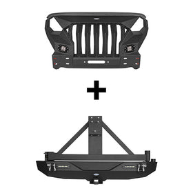 HookeRoad Mad Max Front Bumper & Rear Bumper w/2