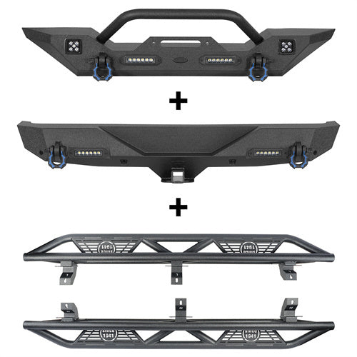 Load image into Gallery viewer, Hooke Road Front Bumper / Rear Bumper / Side Steps(18-24 Jeep Wrangler JL)
