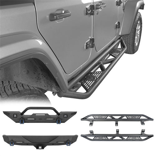 Load image into Gallery viewer, Hooke Road Front Bumper / Rear Bumper / Side Steps(18-25 Jeep Wrangler JL 4-Door)
