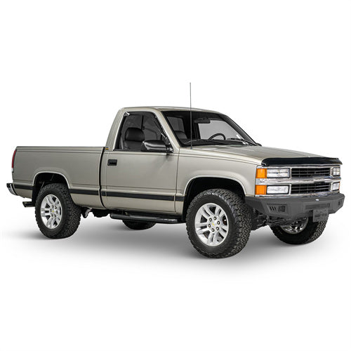 Load image into Gallery viewer, Hooke Road Front Bumper with LED Spotlights for 1988-1998 Chevy C/K 1500 2500 3500 b9082 3
